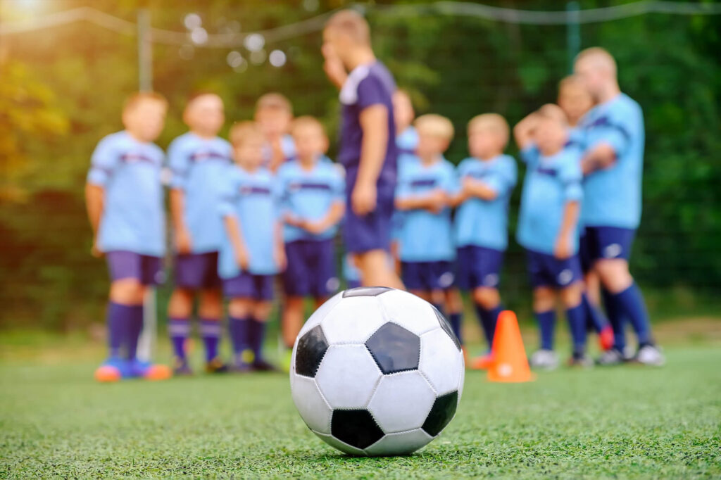 Time de futebol infantil